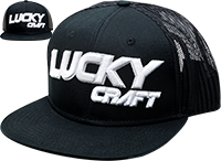 Lucky Craft Snap Back - Black & White/Grey