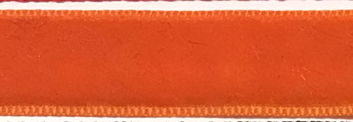 Orange sammetsband 10mm