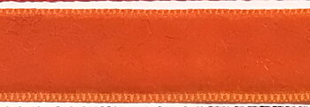 Orange sammetsband 10mm
