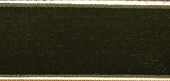 Skogsgrönt sammetsband 24mm