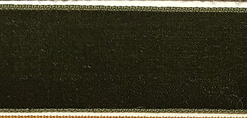 Skogsgrönt sammetsband 24mm