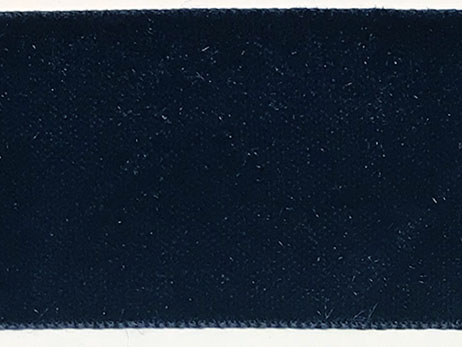 Marinblått sammetsband 37mm 1,3m