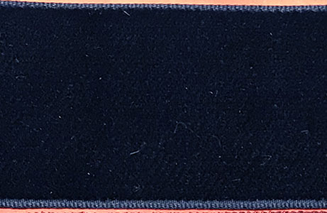 Marinblått sammetsband 36mm