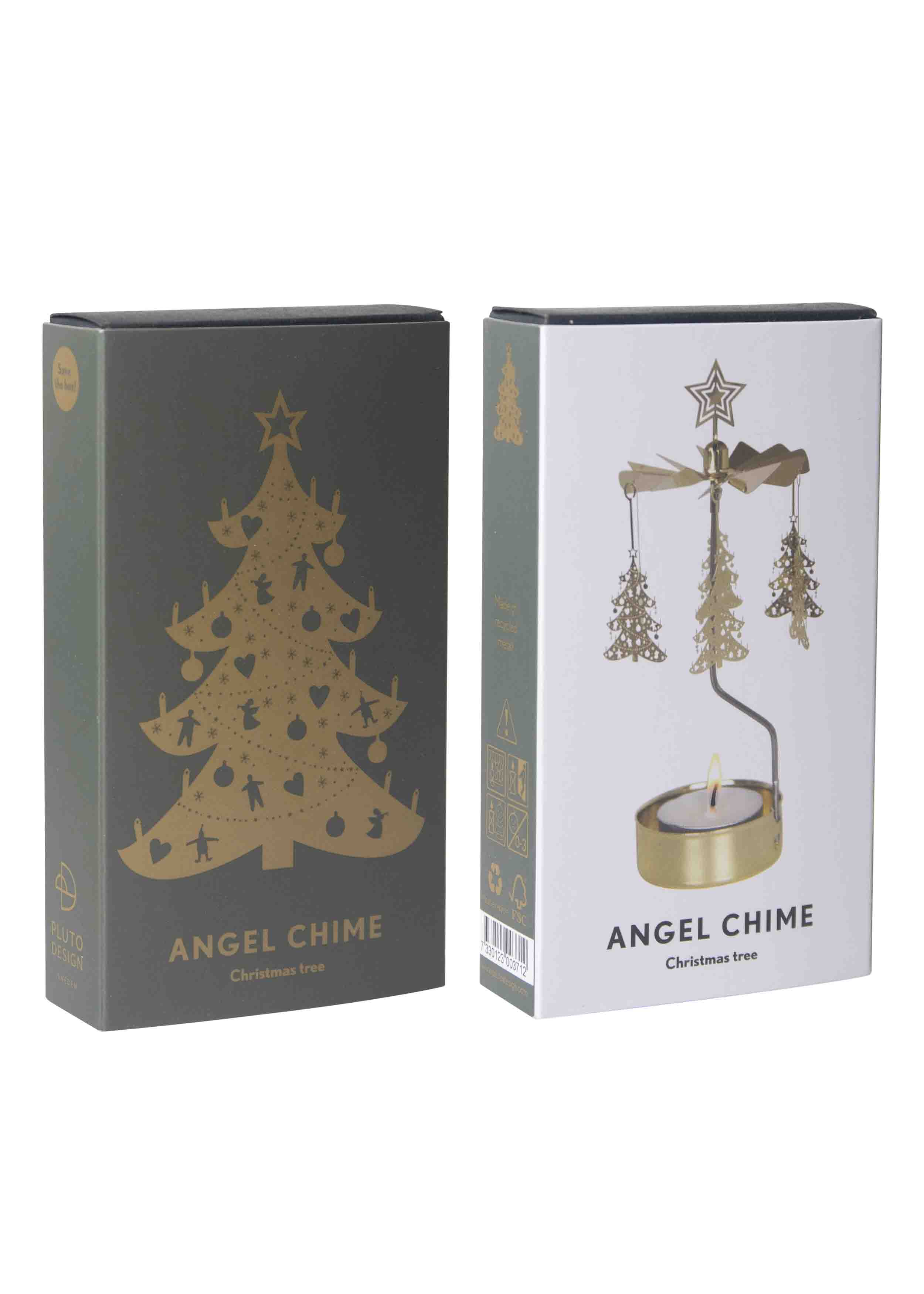 TEALIGHT SPINNER CHRISTMAS TREE