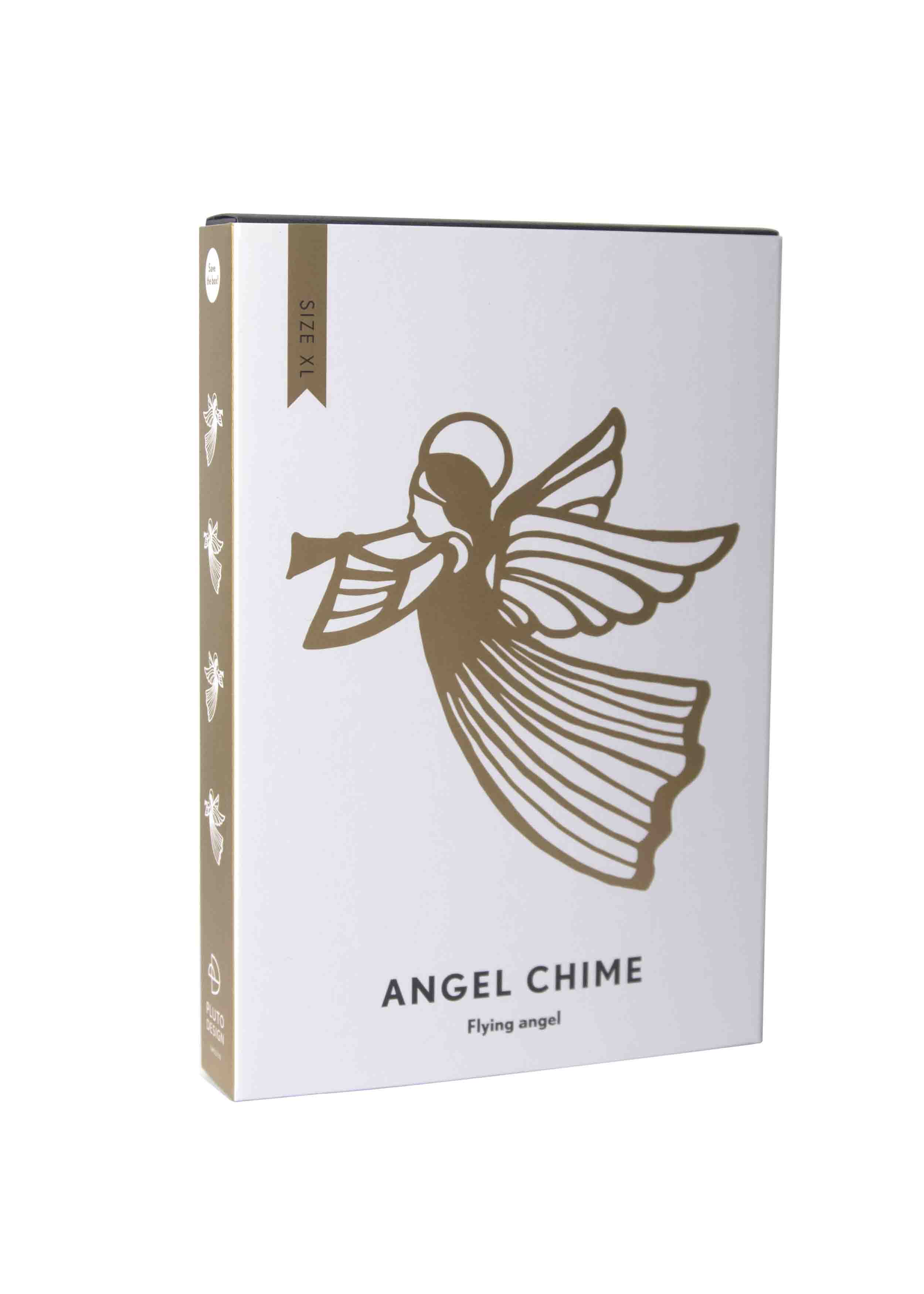 LARGE TEALIGHT SPINNER FLYING ANGEL