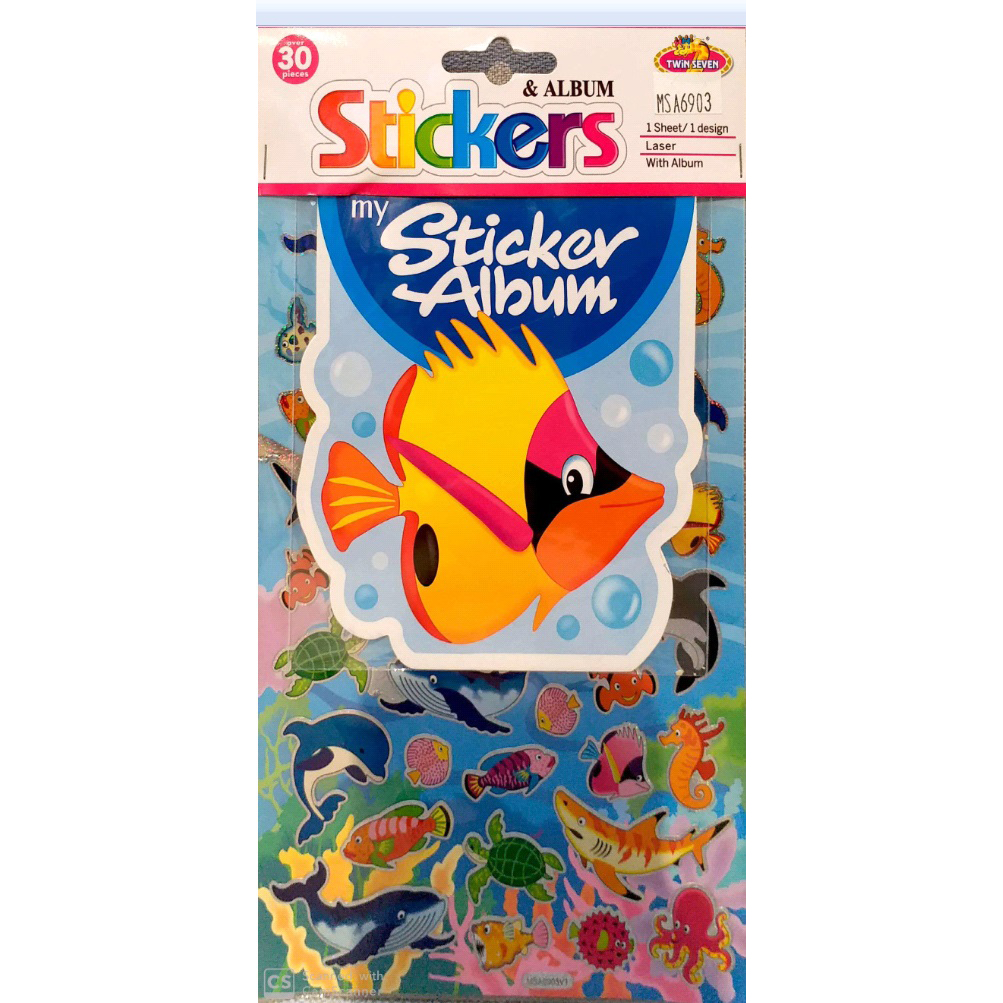 Stickers Album fishes