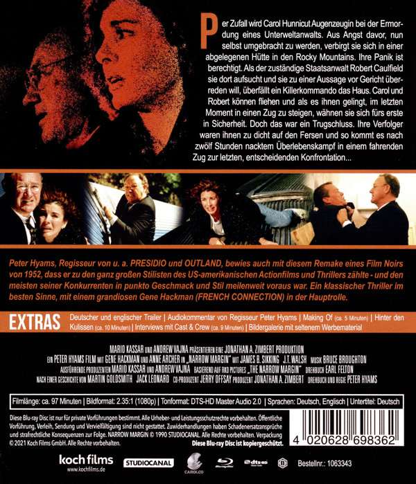Narrow Margin (ej svensk text) (Blu-ray) - 2