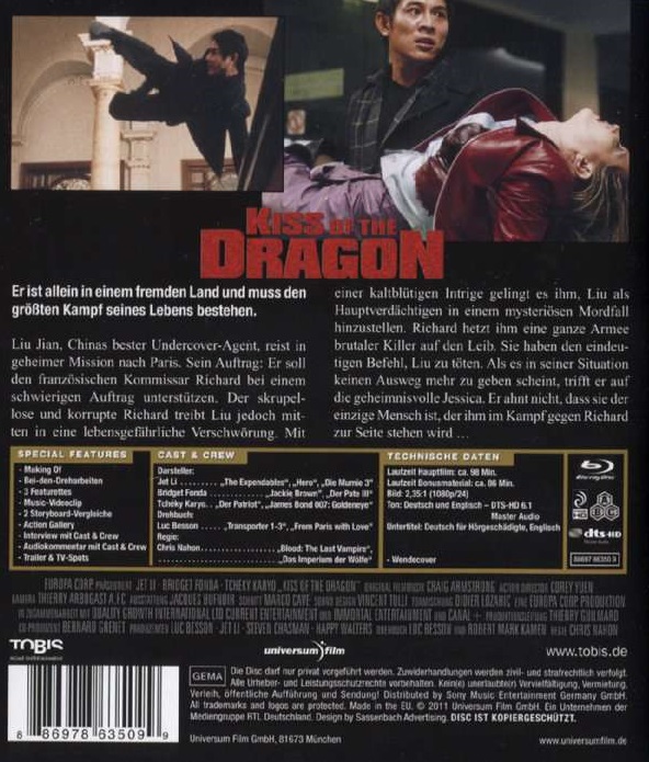 Kiss of the Dragon (ej svensk text) (Blu-ray) - 2