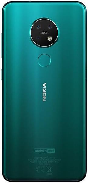 Nokia 7.2 Dual SIM 128GB - 1 År Garanti Begagnad i Nyskick - Cyan Green - 2