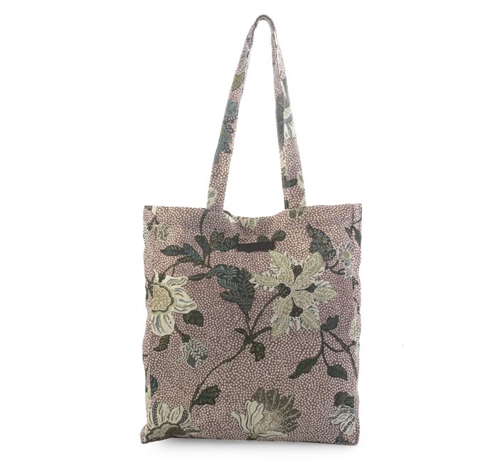 NEW SHOPPER DUSTY PINK FLOWER LINEN