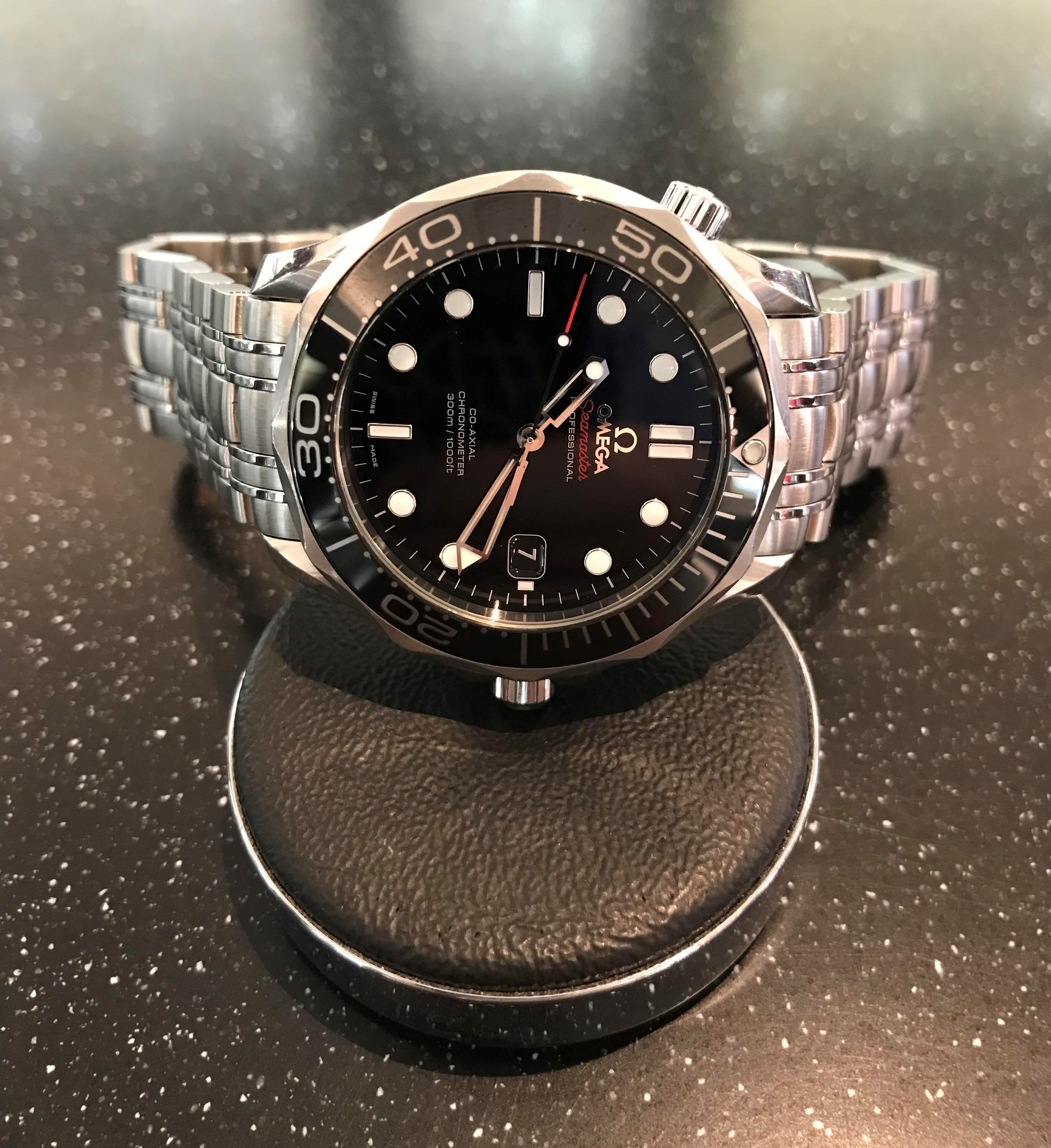 Omega Seamaster 300 Master Co-Axial Chronometer 41 blå - Erikson Urhandel