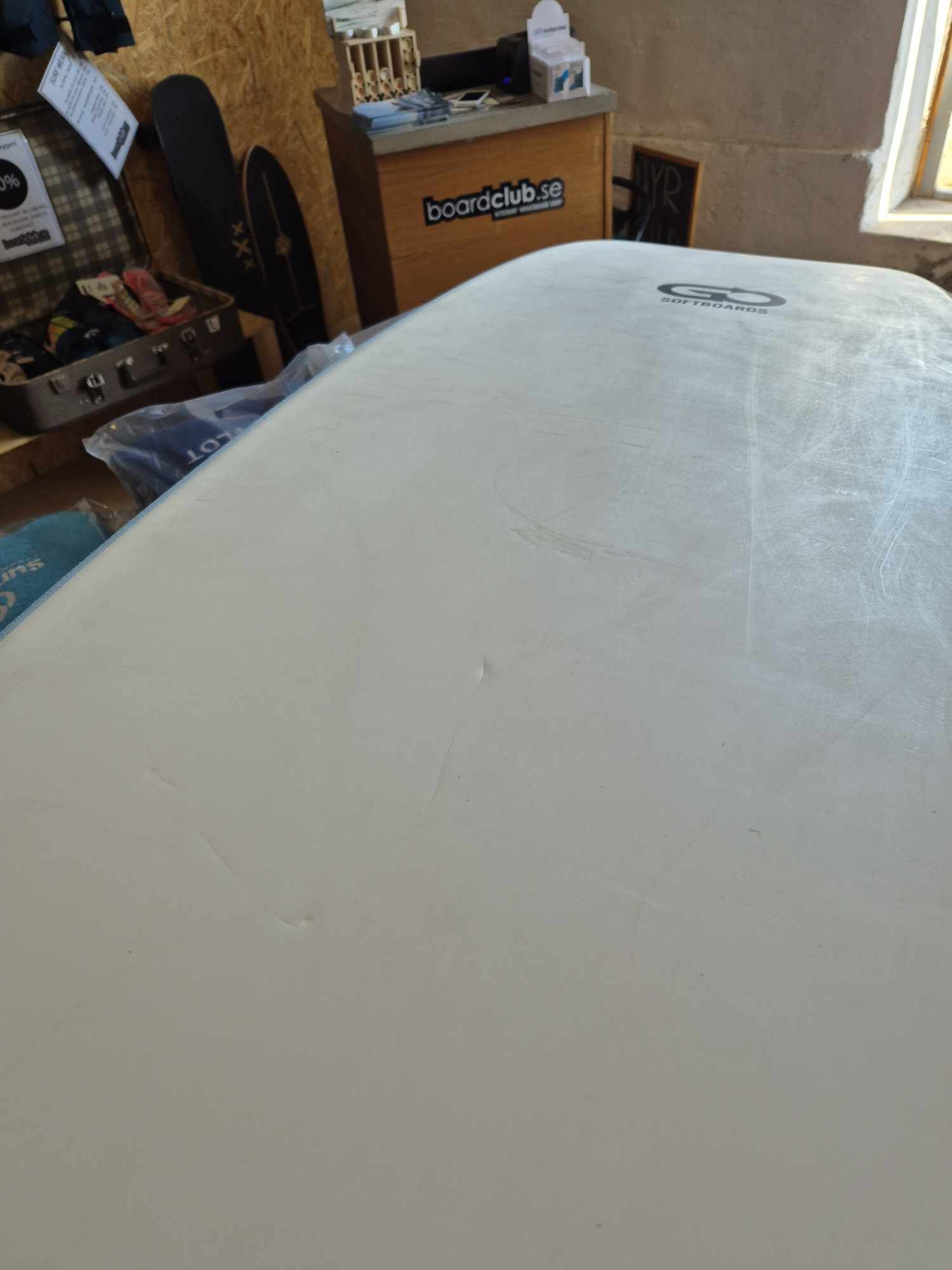 GO Softboard 7.6 Soft Top Surfboard blue -demo - 5