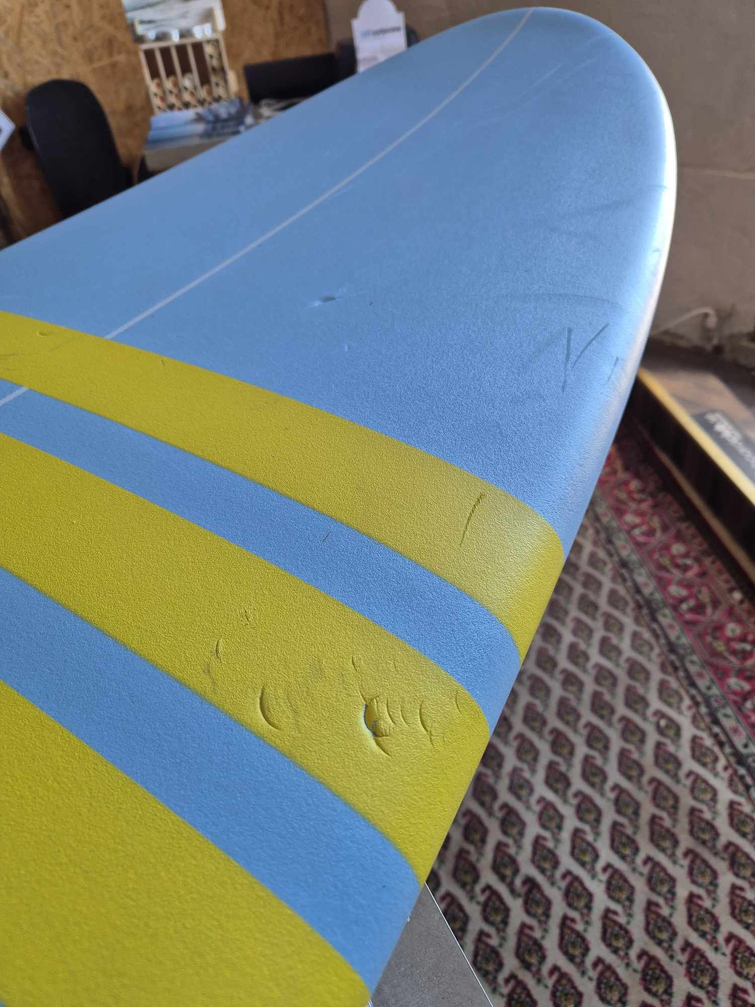 GO Softboard 7.6 Soft Top Surfboard blue -demo - 2