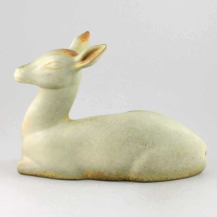 Gunnar Nylund (1950s) White Roe Deer 30 cm