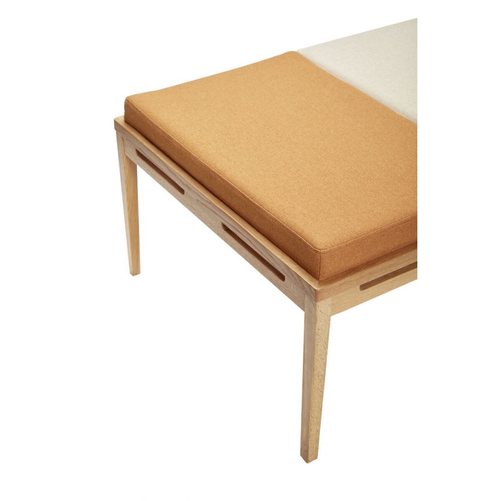 Dagbädd ek orange beige Hubsch - 3
