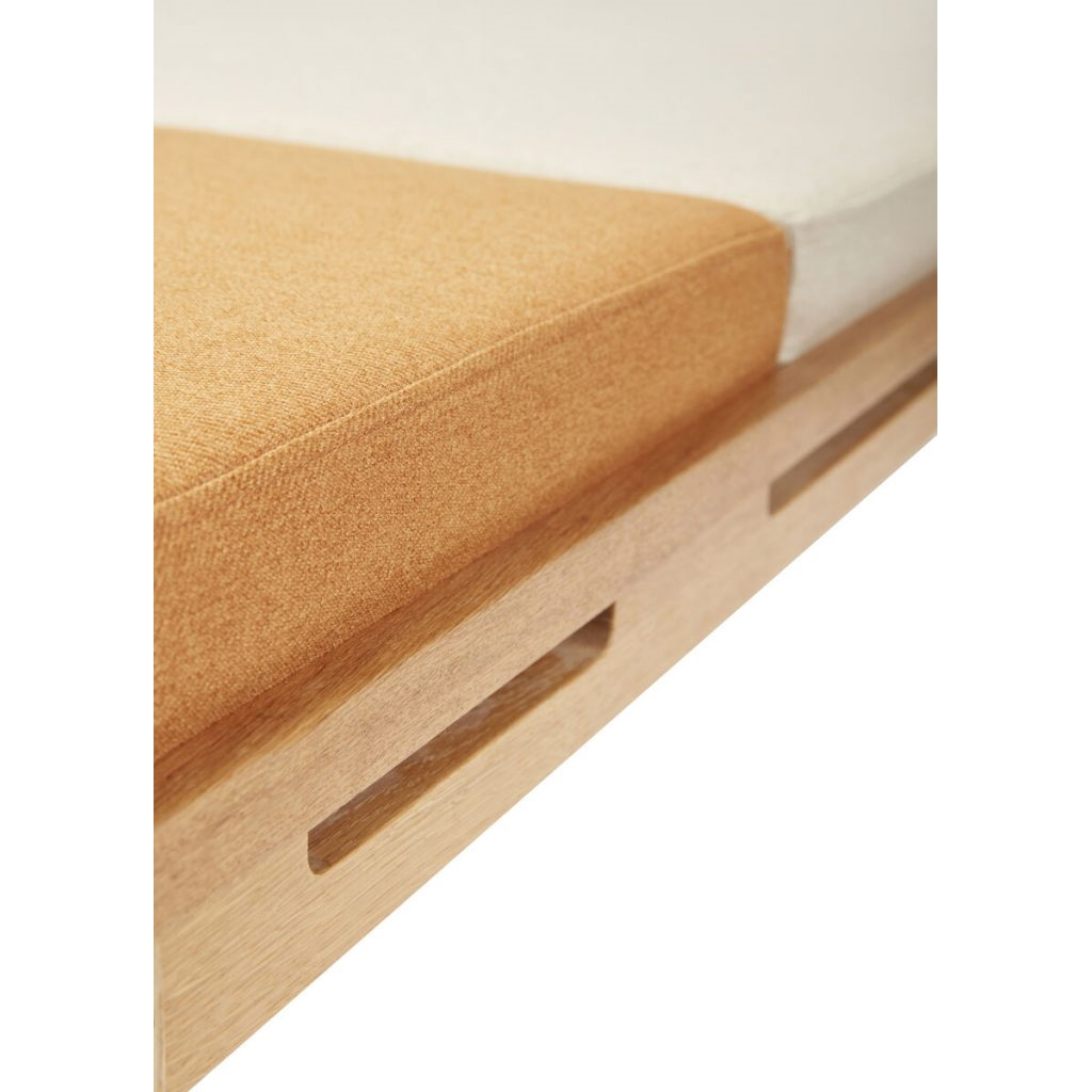 Dagbädd ek orange beige Hubsch - 4
