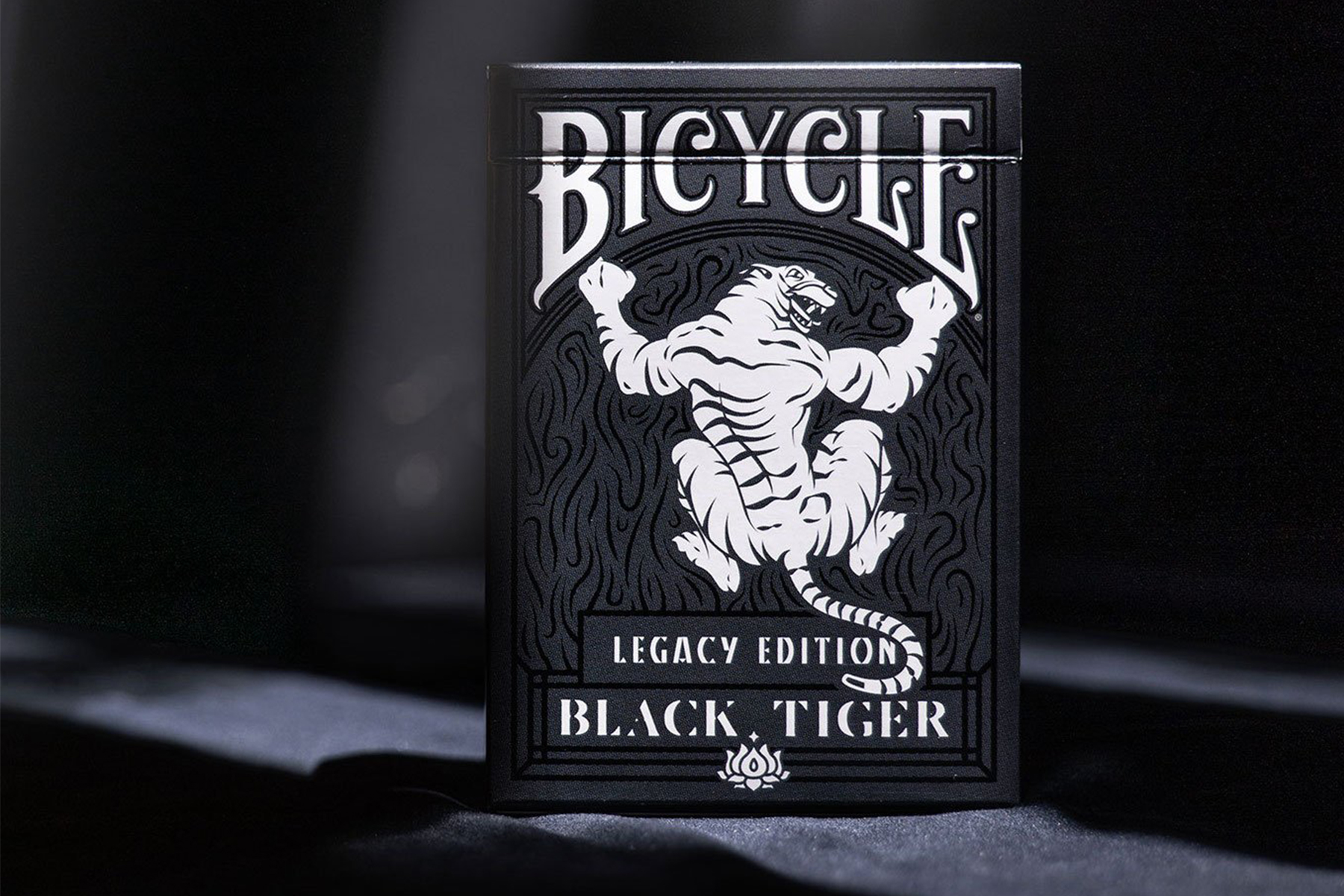 bicycle black tiger red