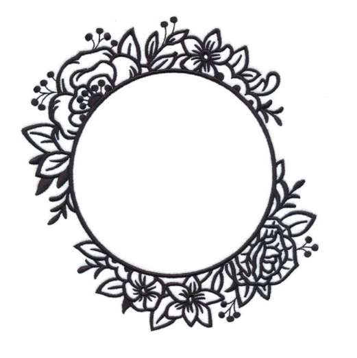 Ram med blommor - Brodyr 87