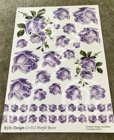 KiAs Design C0 012 Purple Roses