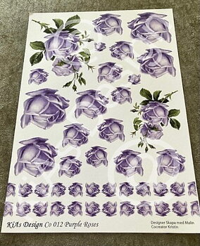 KiAs Design C0 012 Purple Roses