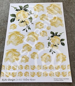 KiAs Design C0 011 Yellow Roses
