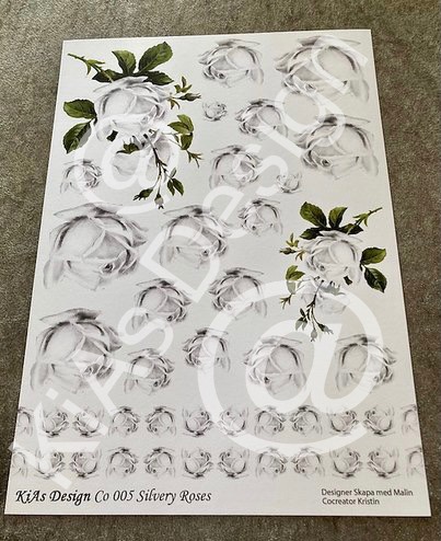 KiAs Design C0 005 Silvery Roses