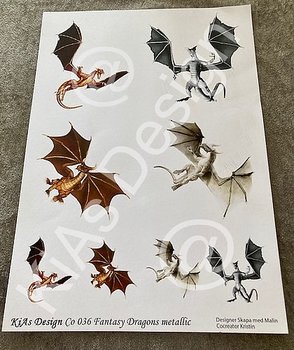KiAs Design KPCo 036- Fantasy Dragons metallic
