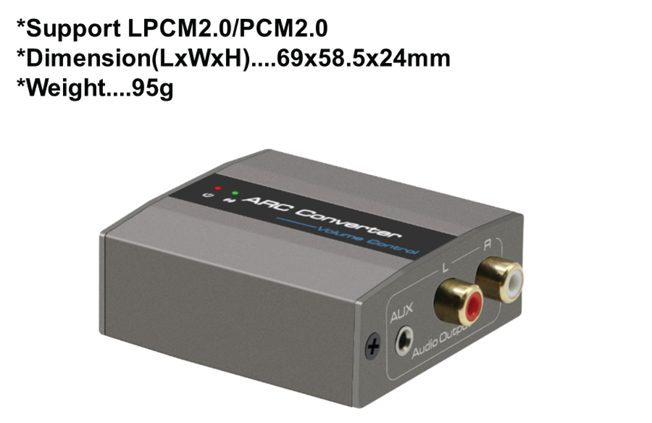 HDMI ARC L/R+3,5mm Audio - 5