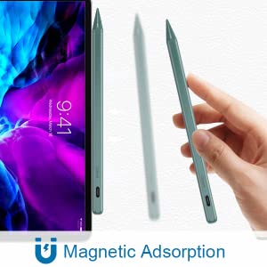 QGeeM Stylus Penna för iPad med handavvisningsteknik Grön - 10