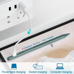 QGeeM Stylus Penna för iPad med handavvisningsteknik Grön - 11