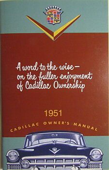 1951 Cadillac Owner's Manual