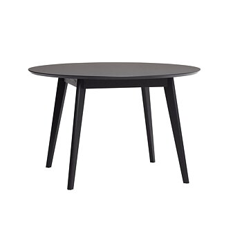Matbord runt 120 cm svart Hubsch