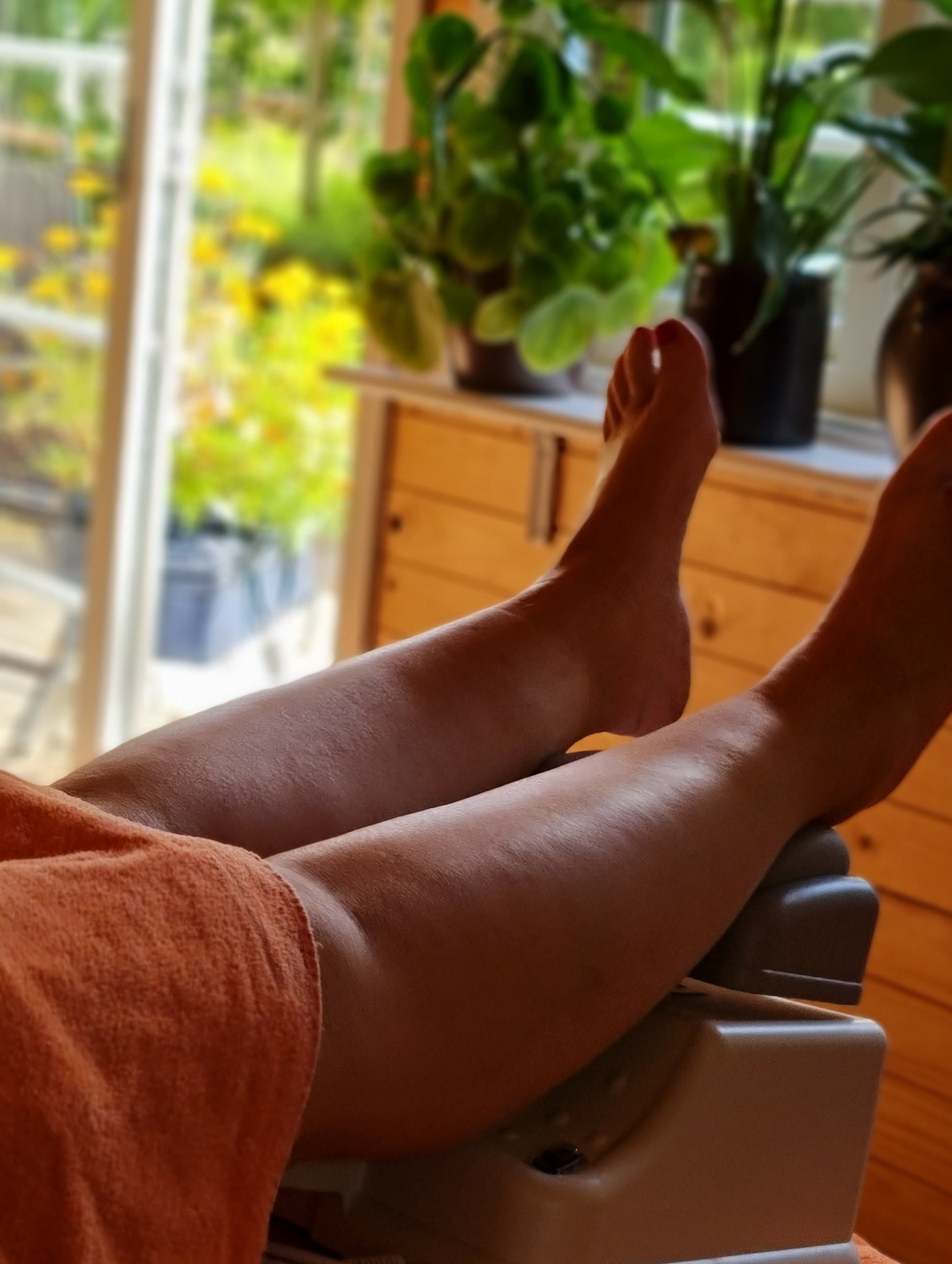 Plus tillval Chi massage fotvibration 15 minuter 