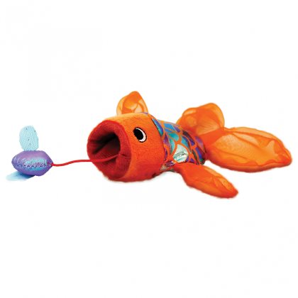 Kong Kattleksak Crackles Gulpz Orange 20x14cm - 2