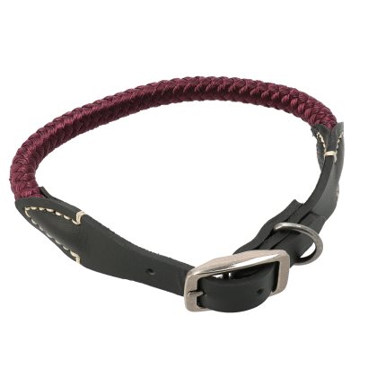 Dogman Ställbart Rephalsband Scott Vinröd