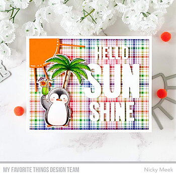 My Favorite Things -MSTN Rainbow Plaid Paper Pad