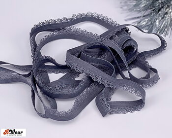 Cute pantie elastic - Dark grey 