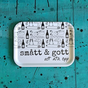 bricka SMÅTT & GOTT 20x27 cm