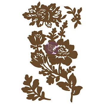 Prima Laser Cut Chipboard 4/Pkg - Dainty But Wild