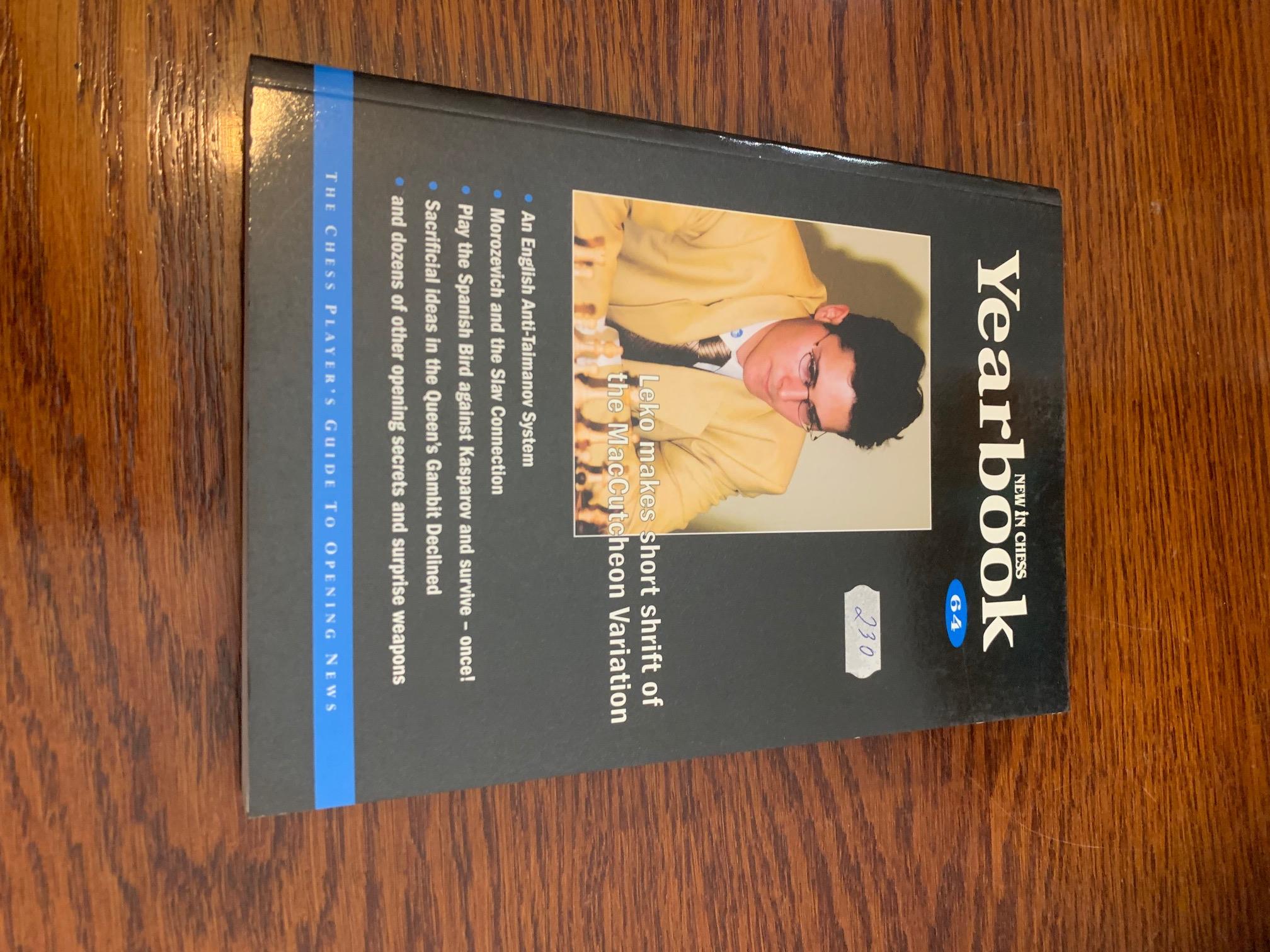 Antikvariskt - New in Chess Yearbook 64