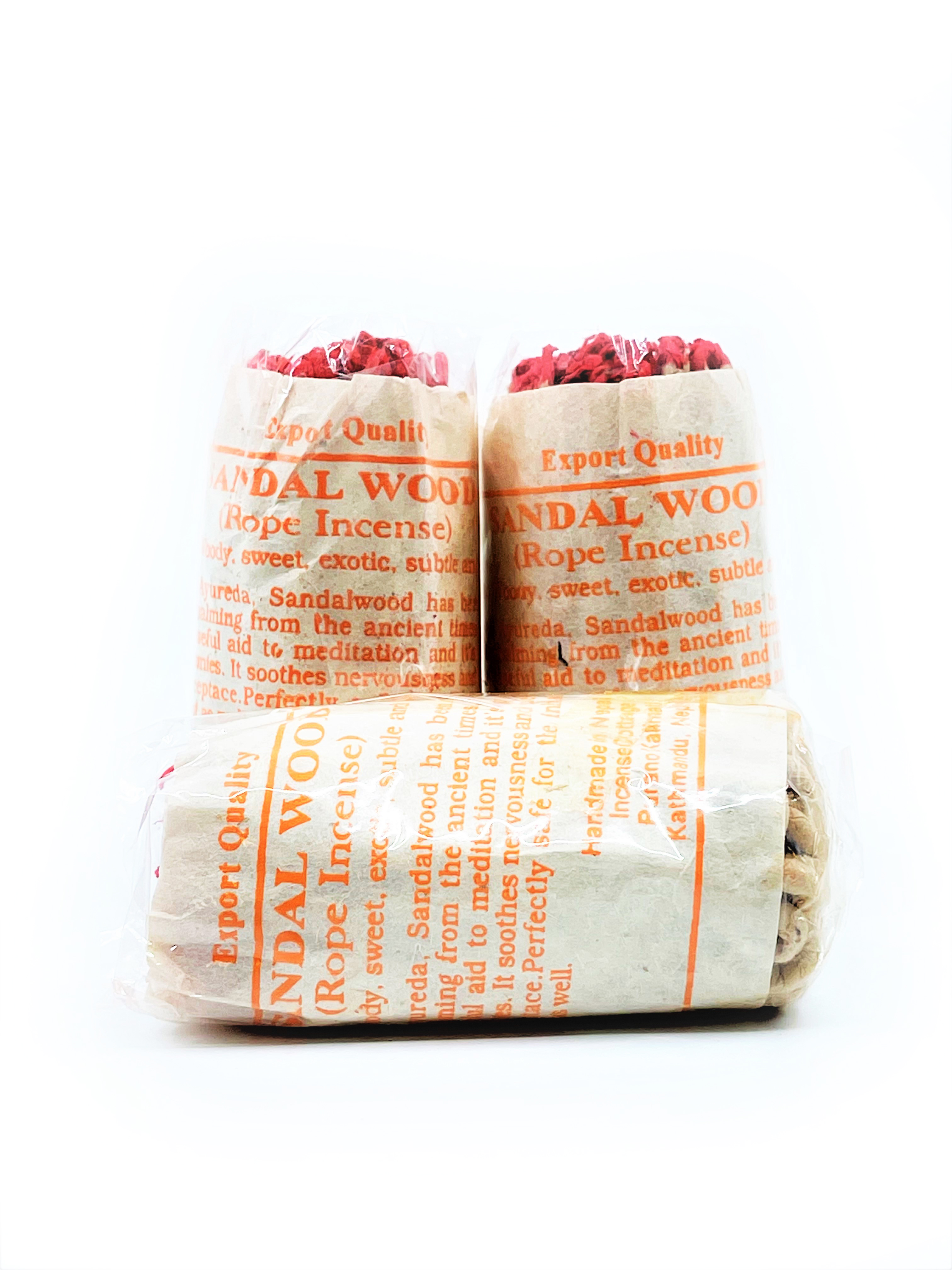 Sandalwood - Tibetan Rope Incense - SMALL