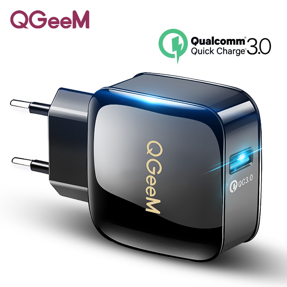 QGeeM Snabbladdare 1x QC3.0 3A - 2