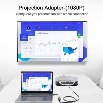  QGeeM Mini DP till HDMI