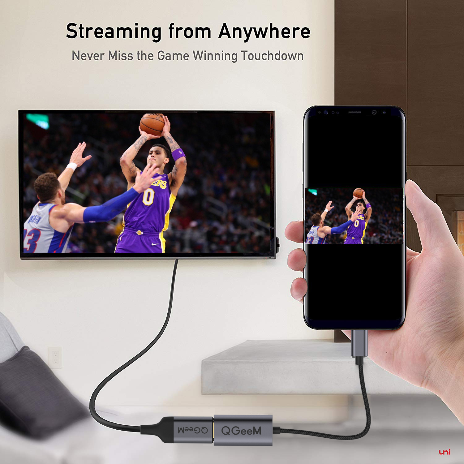  QGeeM USB-C till HDMI - 5