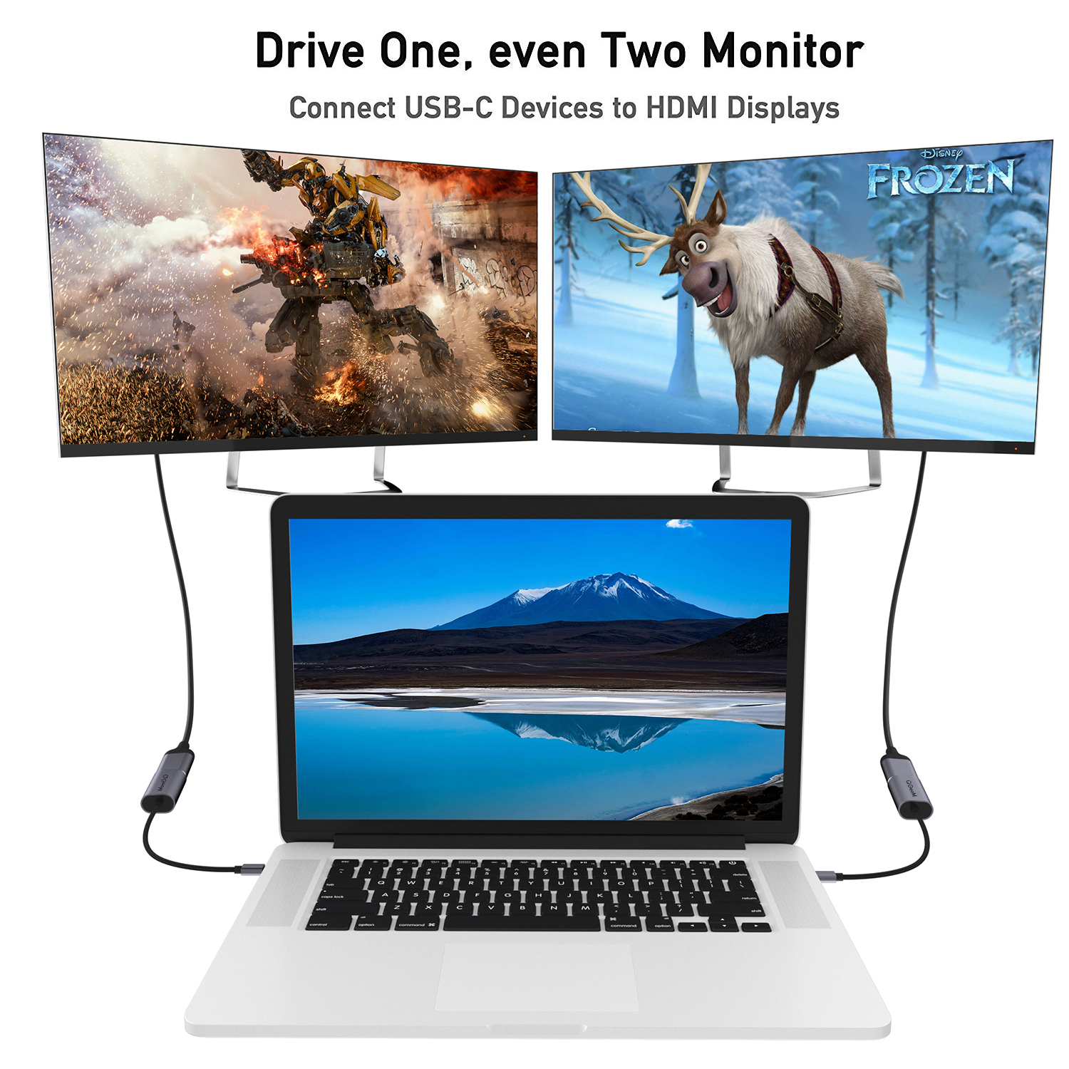  QGeeM USB-C till HDMI - 3