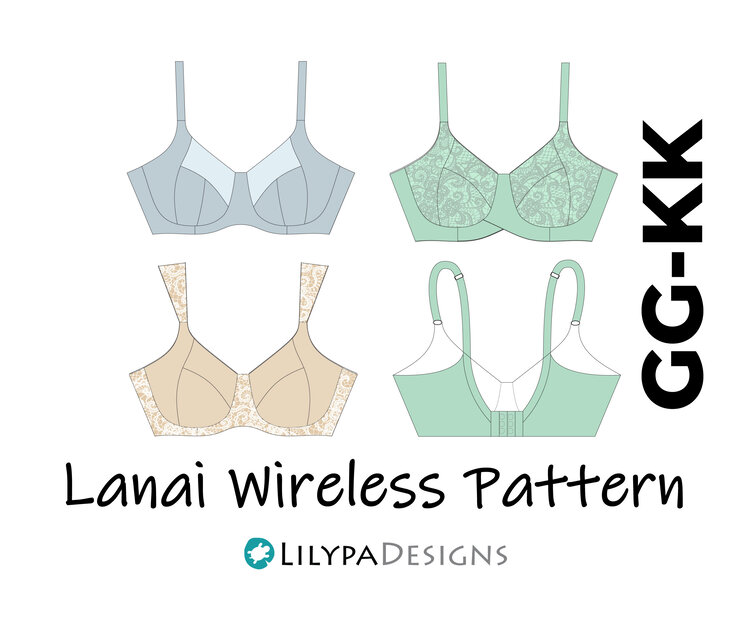 Lanai wireless Brapattern av Lilypadesigns - 2