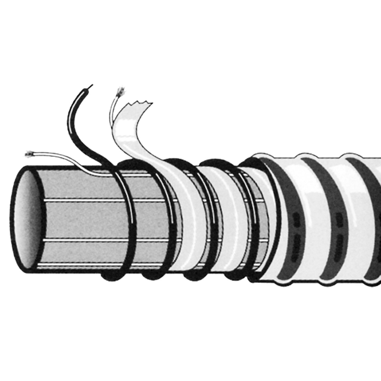 SuperStrong Shower Hose - 150cm Chrome - Polybag/Hanger - 2