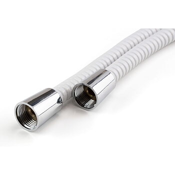 SuperStrong Shower Hose - 150cm White - Polybag/Hanger