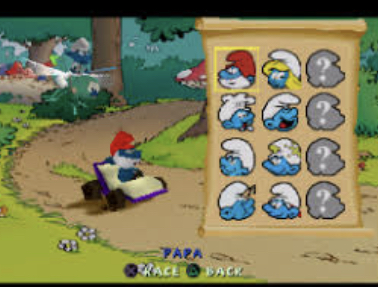 3, 2, 1, Smurf My First Racing Game - PS1 - 2