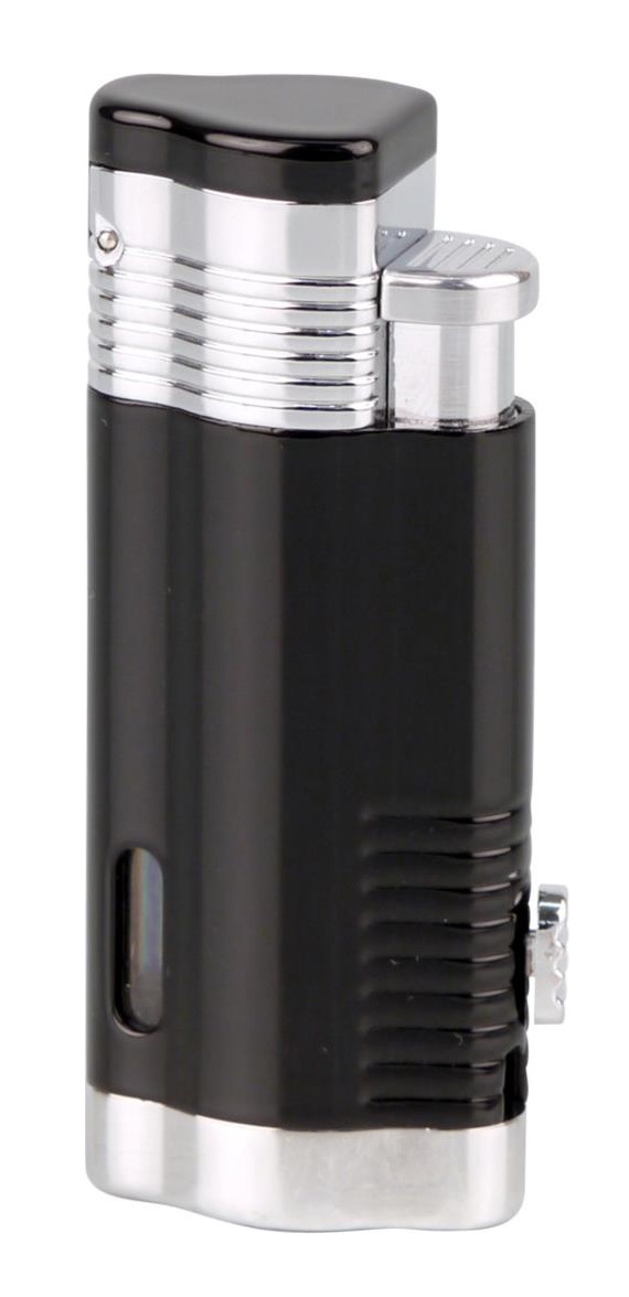 Jean Claude Havanna III Torch Lighter - Inbyggd cigarrborr Black